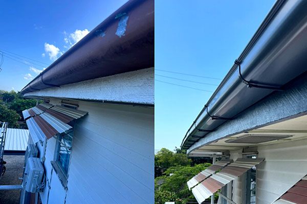 Replacing of gutters & downpipes